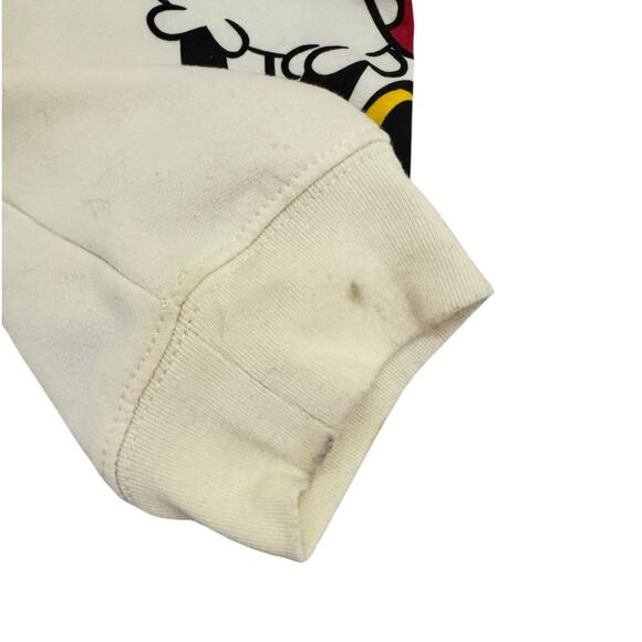 Disney Mickey & Minnie Mouse Graphic Sweatshirt White Crewneck XXL Unisex - Picture 7 of 8